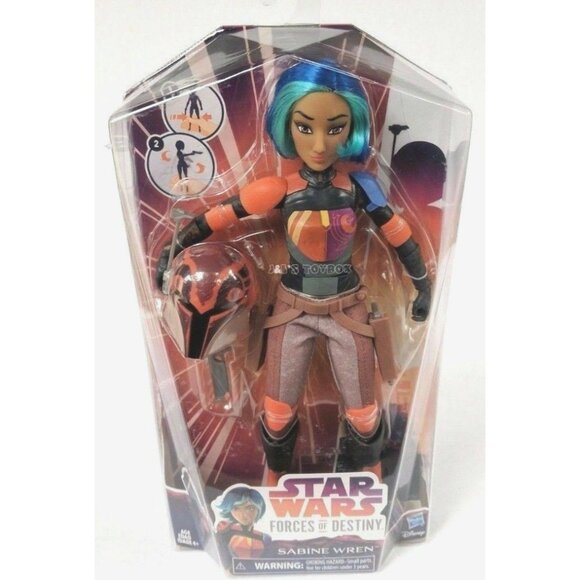 Star Wars Forces of Destiny Sabine Wren 11 Inch Adventure Figure Sealed - Picture 1 of 5